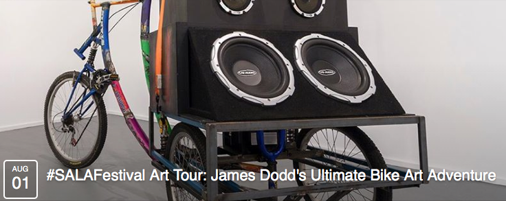 James Dodd SALA festival bike tour screenshot
